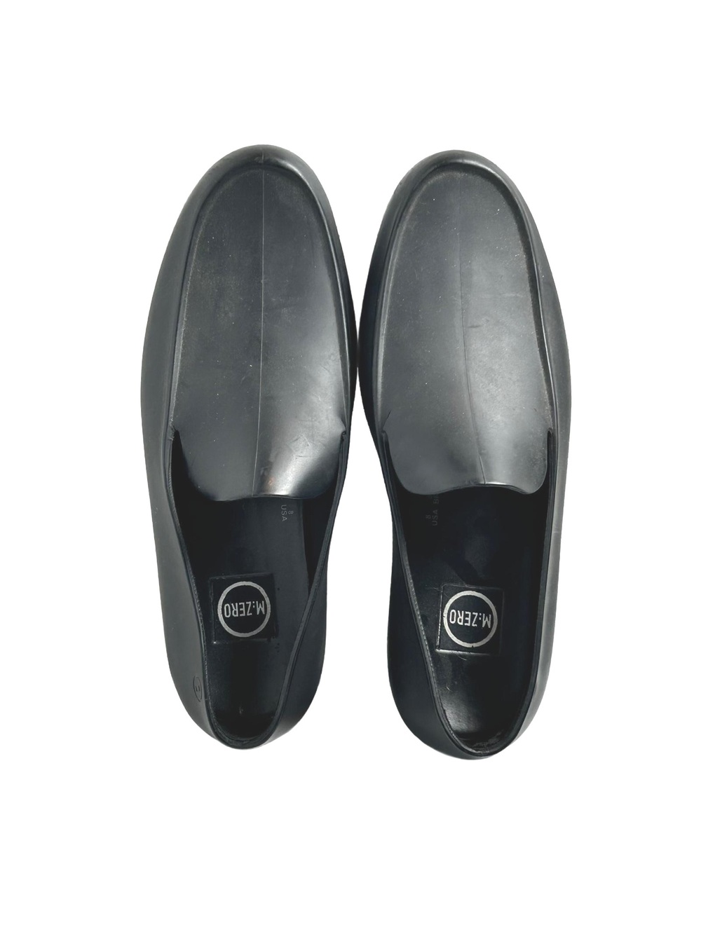 Melissa M:ZERO Black Slip-On Jelly Loafers Size 8 USA / 39 BRA / 41 EUR